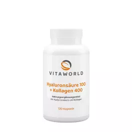 Vitaworld Hyaluronic Acid 100 + Collagen 400 (120 Capsule)