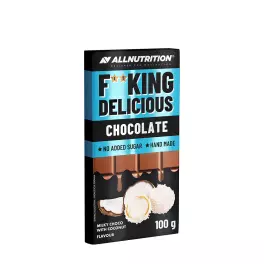   ALLNUTRITION Fitking Delicious Chocolate (100 g, Chocolat au lait avec noix de coco)