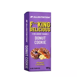   ALLNUTRITION Fitking Delicious Donut Cookie (128 g, Caramel aux Noisettes)