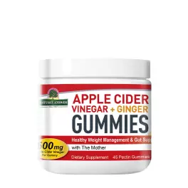   Nature's Answer Apple Cider Vinegar & Ginger Gummies (45 Gélatine en bonbon)