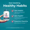 MaryRuth's Organic Hair, Skin, & Nails Gummies (60 Gélatine en bonbon, Fraise)