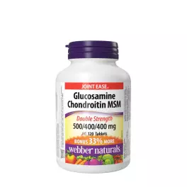  Webber Naturals Glucosamine Chondroitin MSM 500/400/400 mg (120 Comprimé)