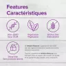 Webber Naturals Vitamin C+D3 500 mg/500 IU (200 Comprimé à mâcher, Orange)