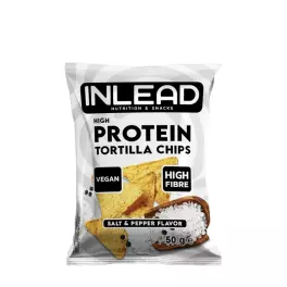   INLEAD Nutrition High Protein Tortilla Chips (50 g, Sel et poivre)