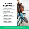 Vitamin360 Liver Support – Formule premium de protection du foie avec chardon-marie et extrait d’artichaut (60 Capsule végétale)